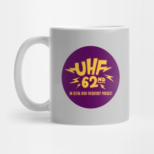 UHF 62nd Purple Button Mug